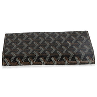 Goyard Black Gold ine Canvas Saint Lambert Wallet Wallet 4