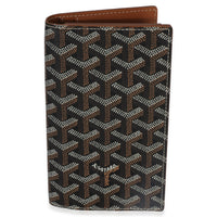 Goyard Black Gold ine Canvas Saint Lambert Wallet Wallet fv