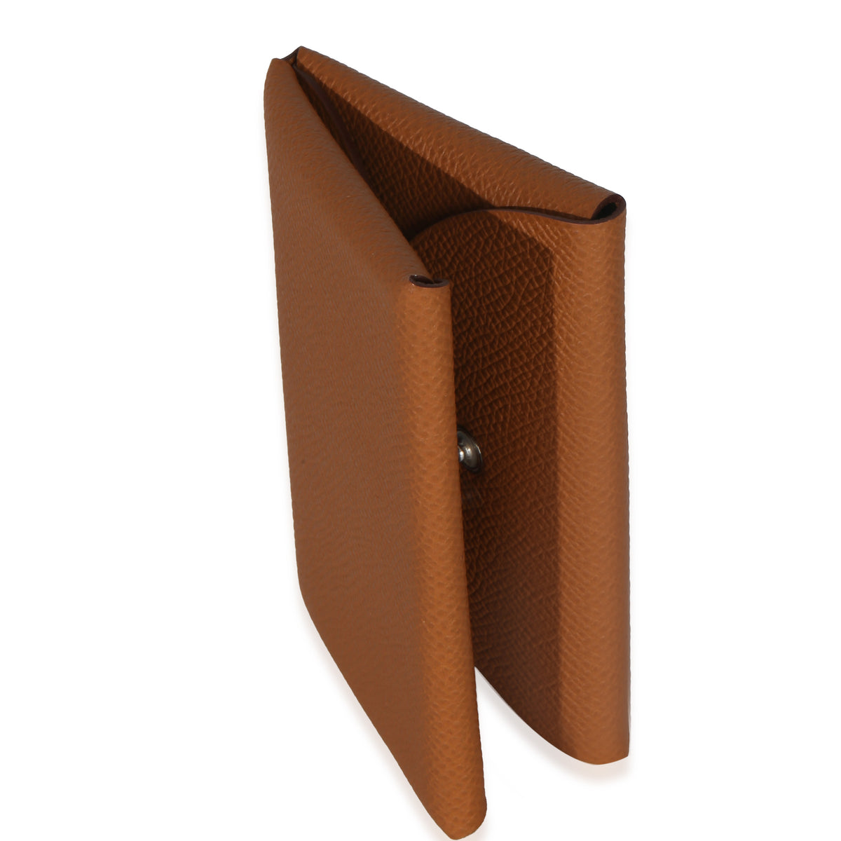 Hermès Gold Epsom Calvi Duo Card Case Wallet 2