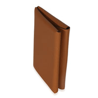 Hermès Gold Epsom Calvi Duo Card Case Wallet 3