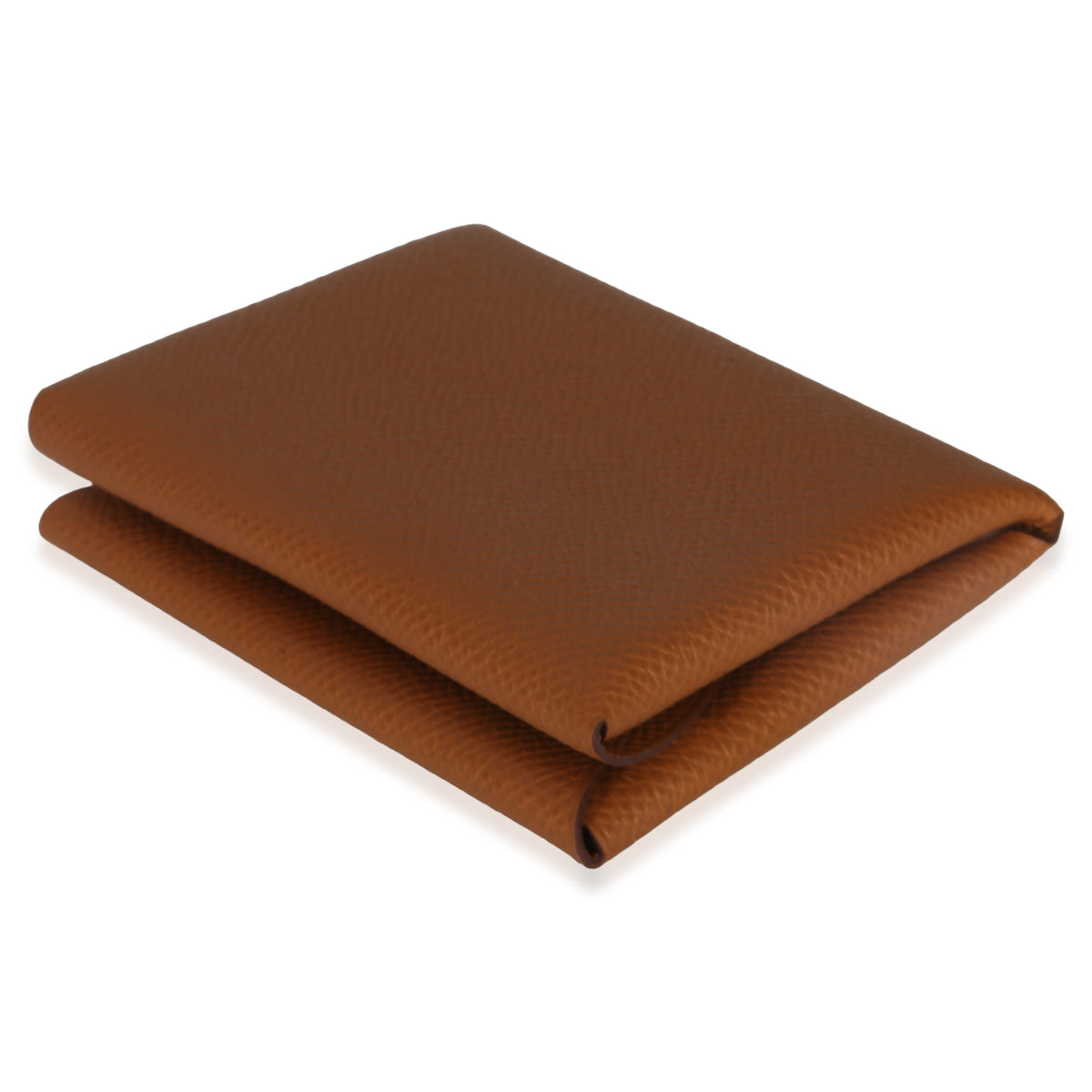 Hermès Gold Epsom Calvi Duo Card Case Wallet 6