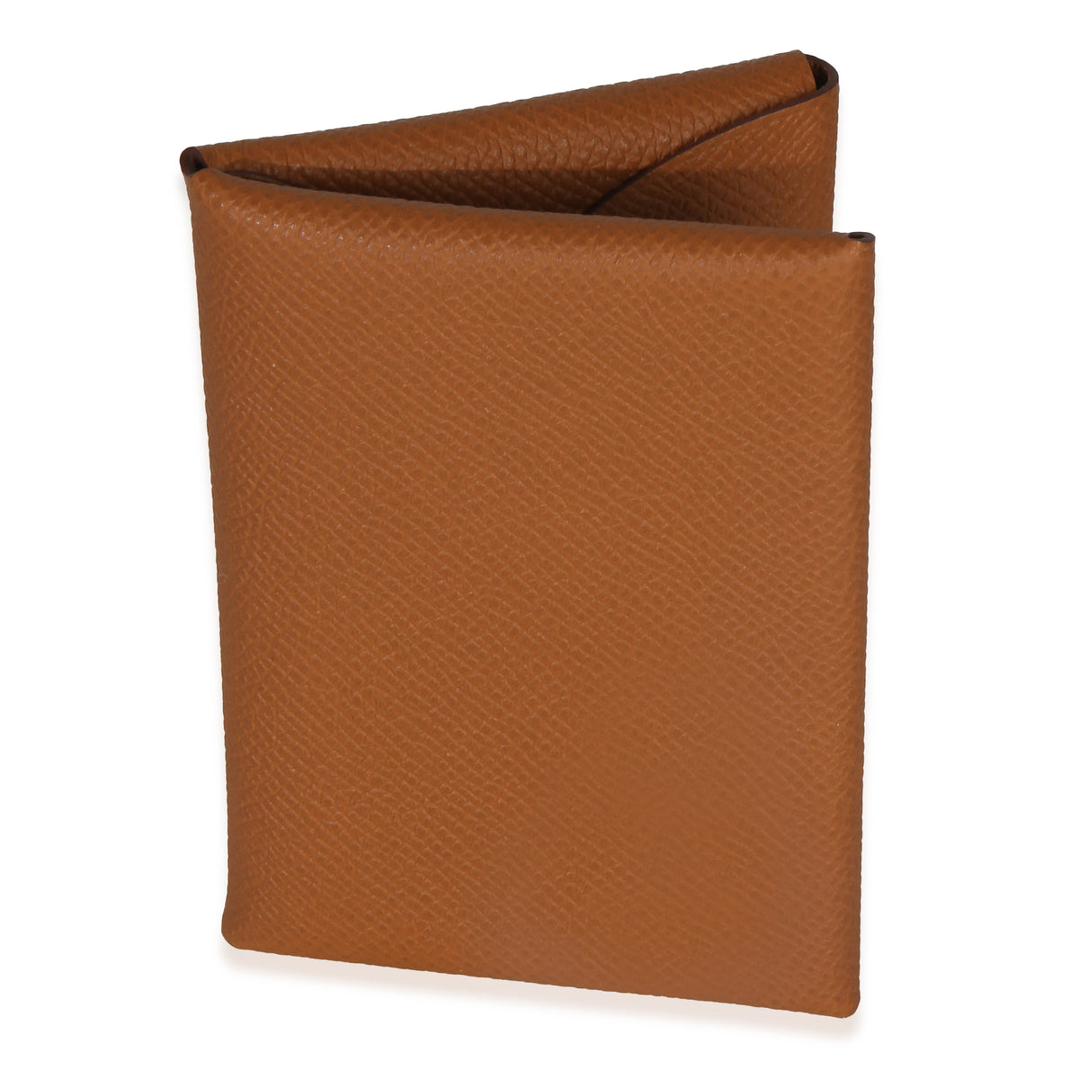 Hermès Gold Epsom Calvi Duo Card Case Wallet fv