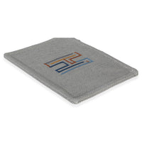 Hermès Mens Marine Cotton H Labyrinthe Case Handbag 7