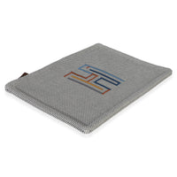 Hermès Mens Marine Cotton H Labyrinthe Case Handbag 8