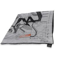 Hermès Mens Gris Chine Permis De Constructruir Silk Cashmere Scarf 100 2