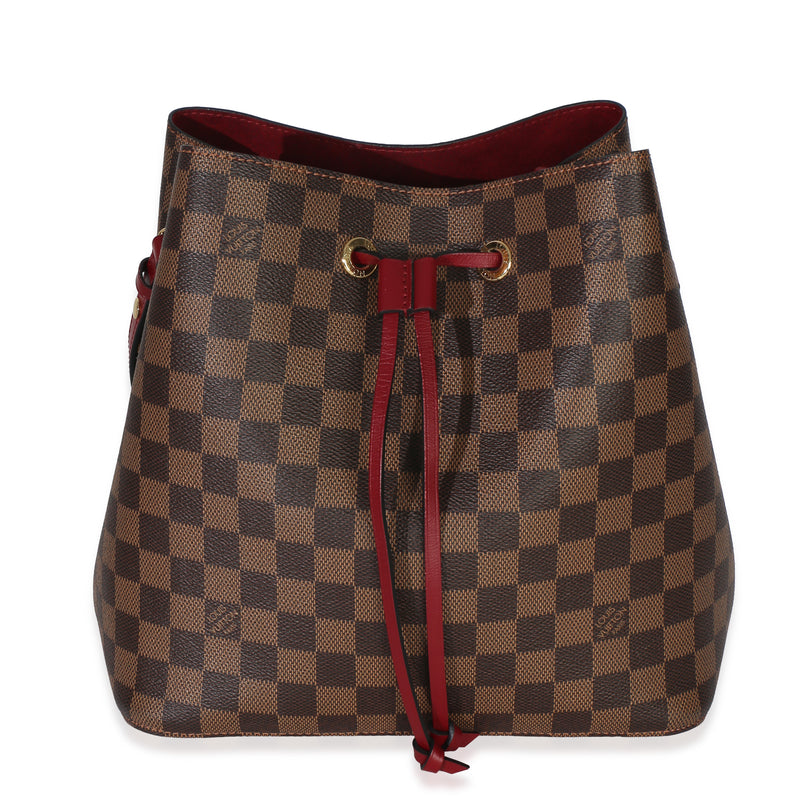 Louis Vuitton Cherry Damier Ebene Canvas Neonoe MM Handbag id