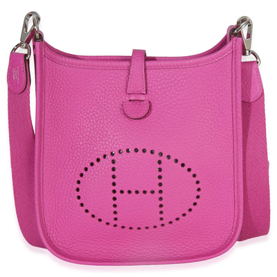 Hermès Magnolia Clemence Mini Evelyne 16 TPM PHW Handbag id