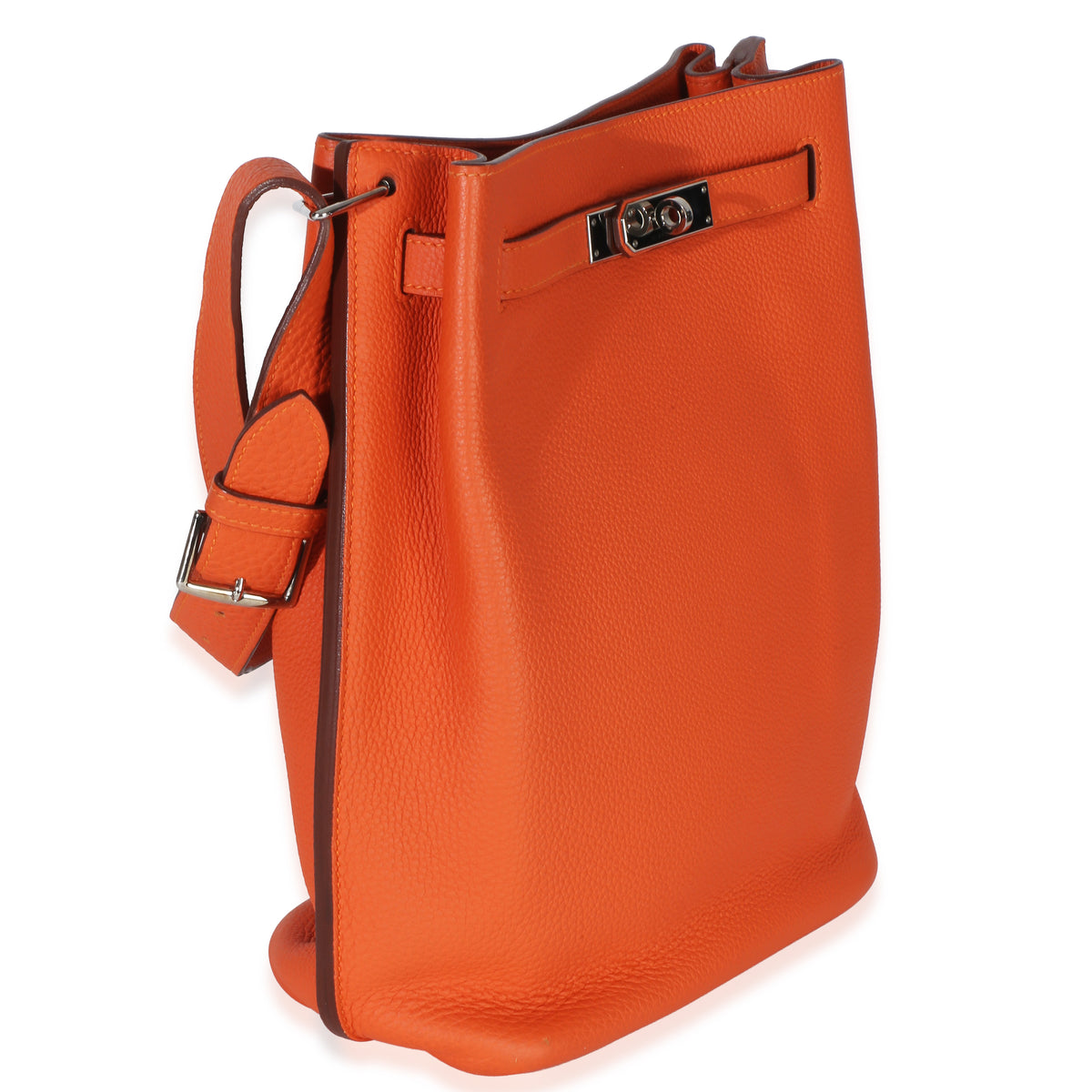 Hermès Orange Togo So Kelly 26 PHW Handbag 3