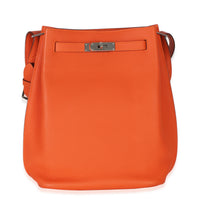 Hermès Orange Togo So Kelly 26 PHW Handbag fv