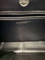 Chanel Black Quilted Caviar CC Shopping Tote Handbag ad3