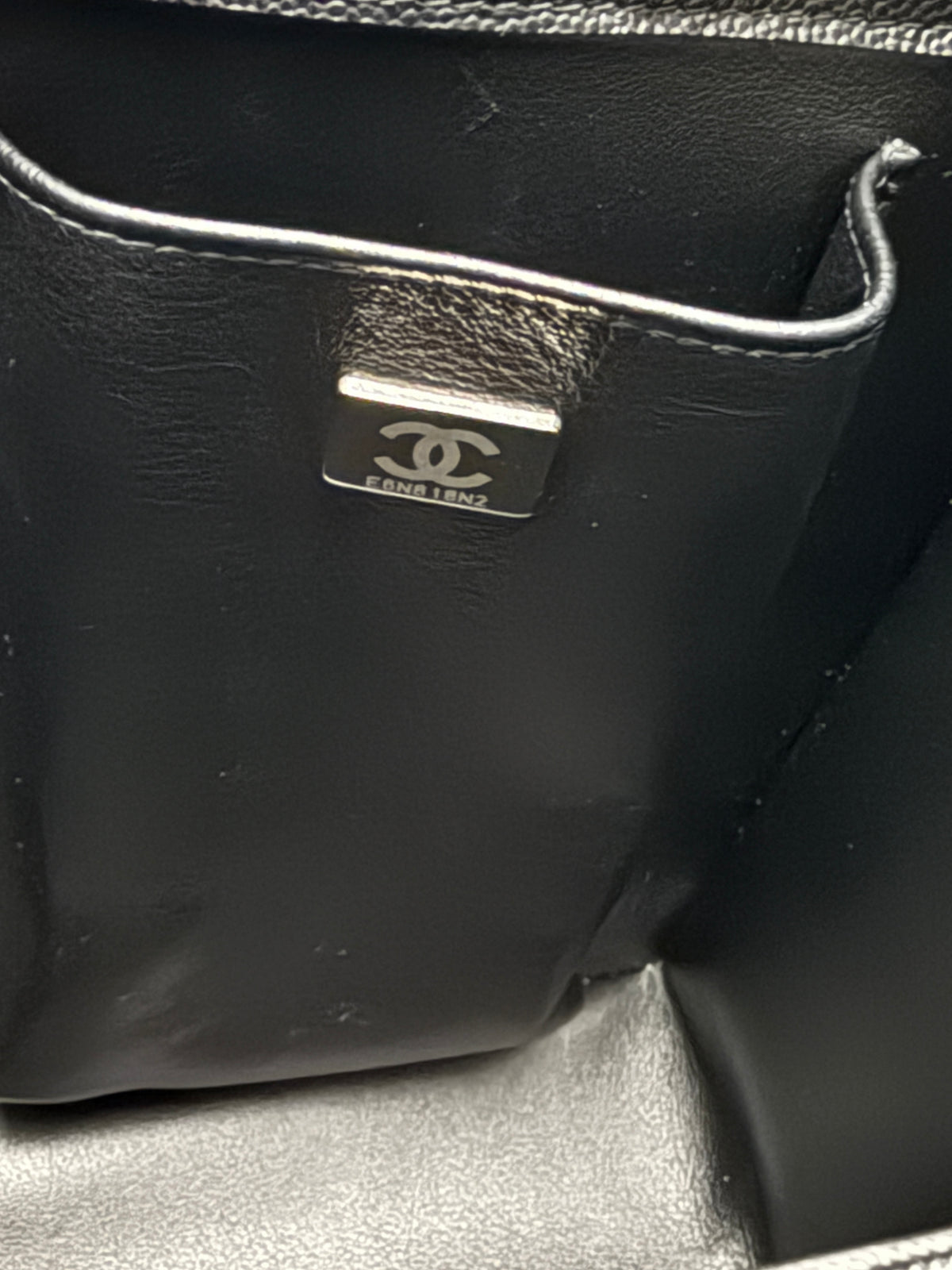 Chanel Black Quilted Caviar CC Shopping Tote Handbag ad4