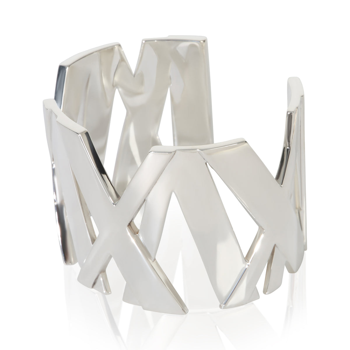 Tiffany & Co. Sterling Silver Atlas Wide Cuff Bracelet sv