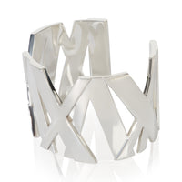 Tiffany & Co. Sterling Silver Atlas Wide Cuff Bracelet sv