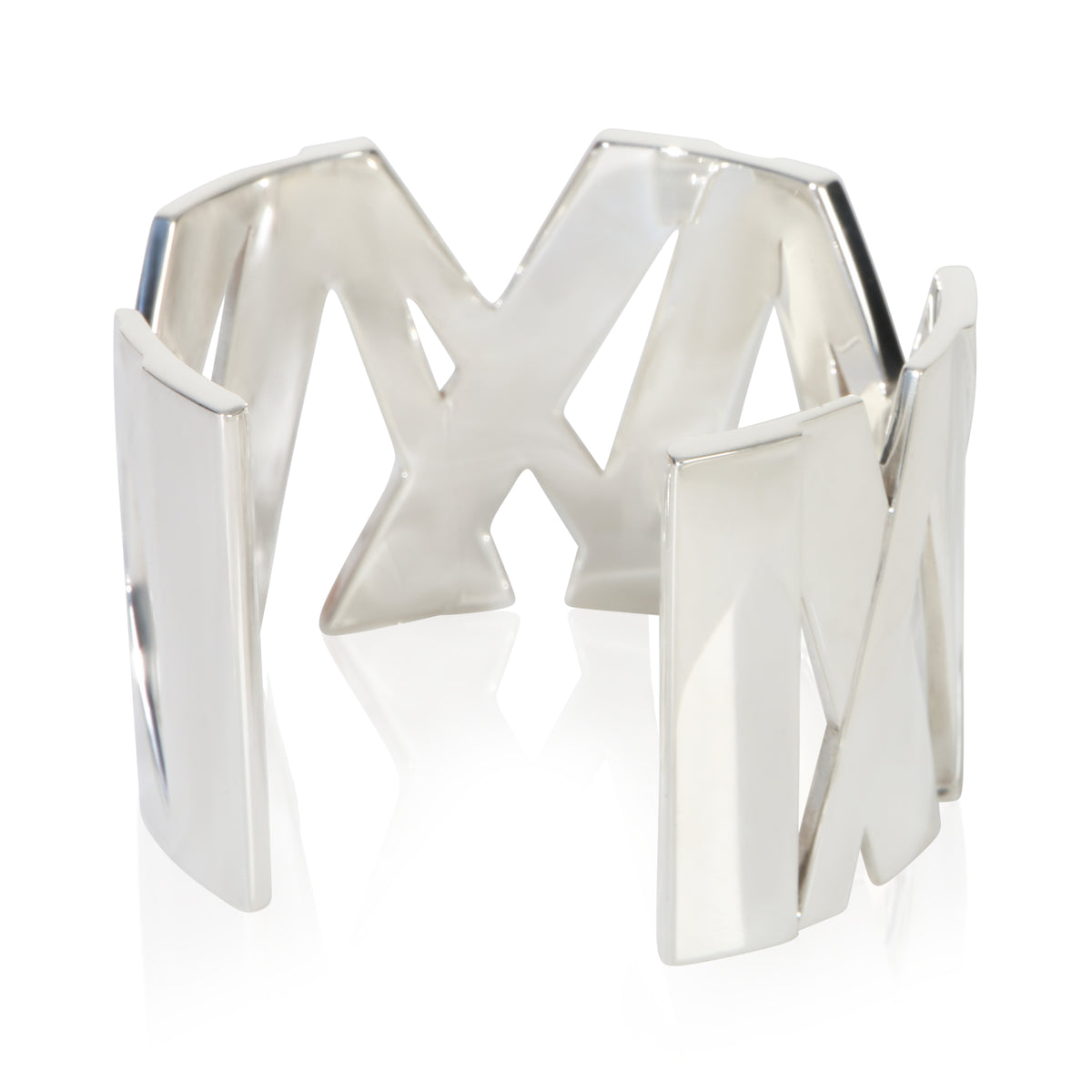 Tiffany & Co. Sterling Silver Atlas Wide Cuff Bracelet pv
