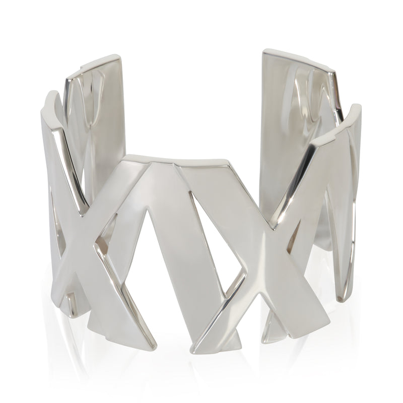 Tiffany & Co. Sterling Silver Atlas Wide Cuff Bracelet fv