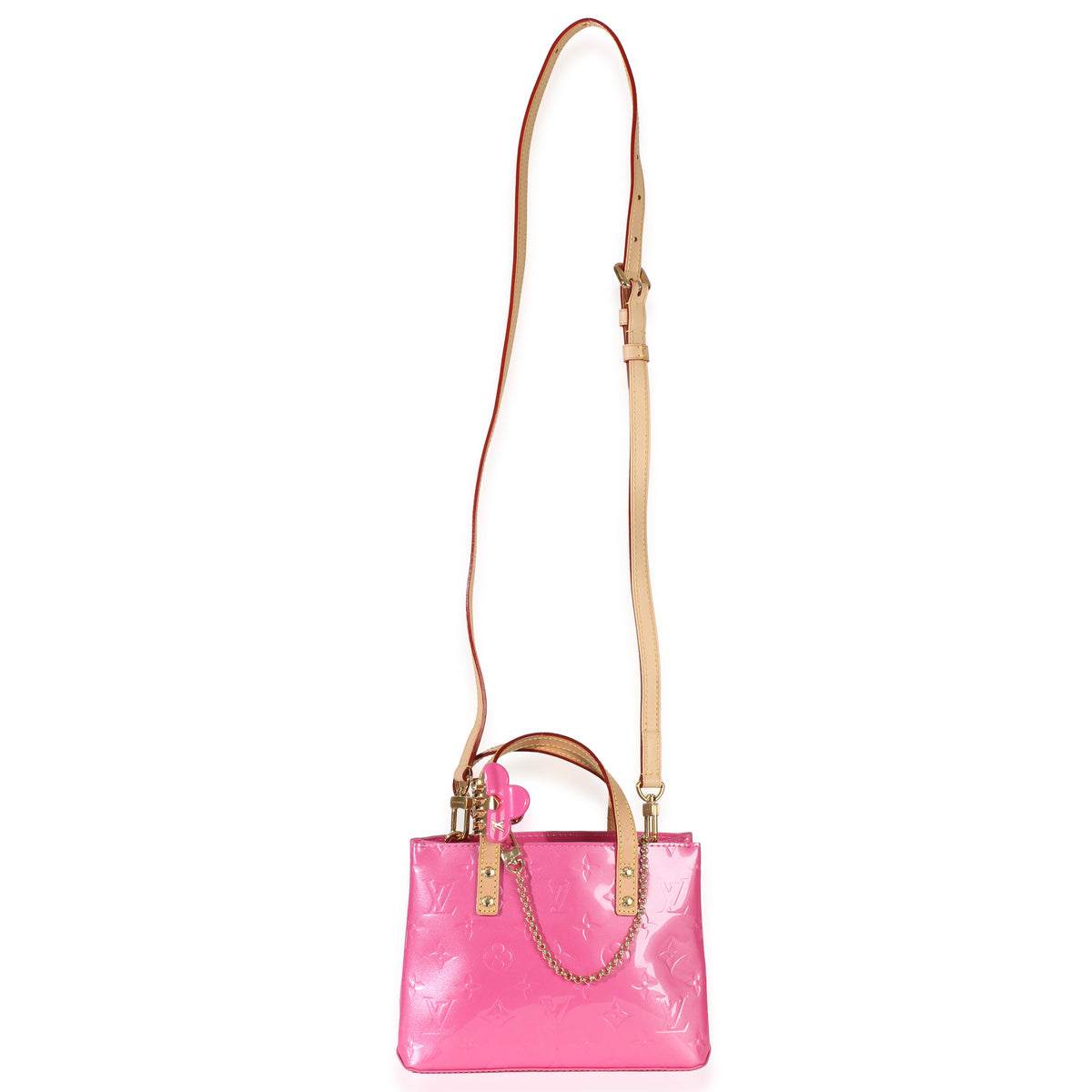 Louis Vuitton Pink Monogram Vernis Reade NM PM Handbag 5