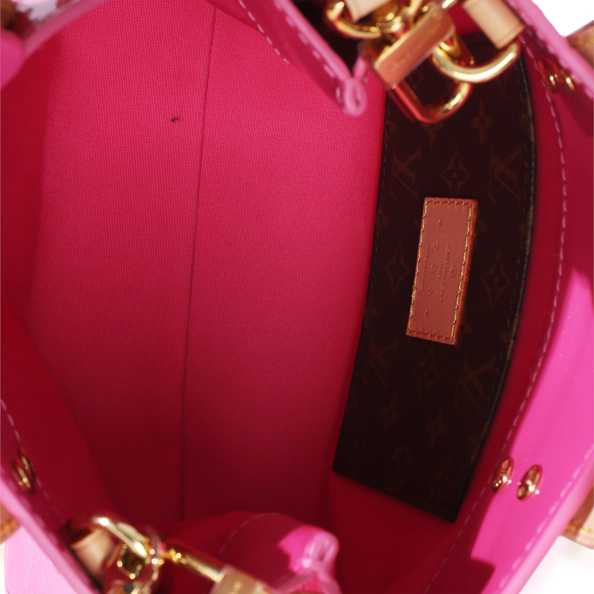 Louis Vuitton Pink Monogram Vernis Reade NM PM Handbag 6