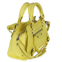 Balenciaga Yellow Grained Calfskin Small Neo Classic City Bag Handbag 3