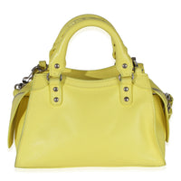 Balenciaga Yellow Grained Calfskin Small Neo Classic City Bag Handbag 4