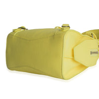Balenciaga Yellow Grained Calfskin Small Neo Classic City Bag Handbag 6
