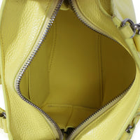 Balenciaga Yellow Grained Calfskin Small Neo Classic City Bag Handbag 9
