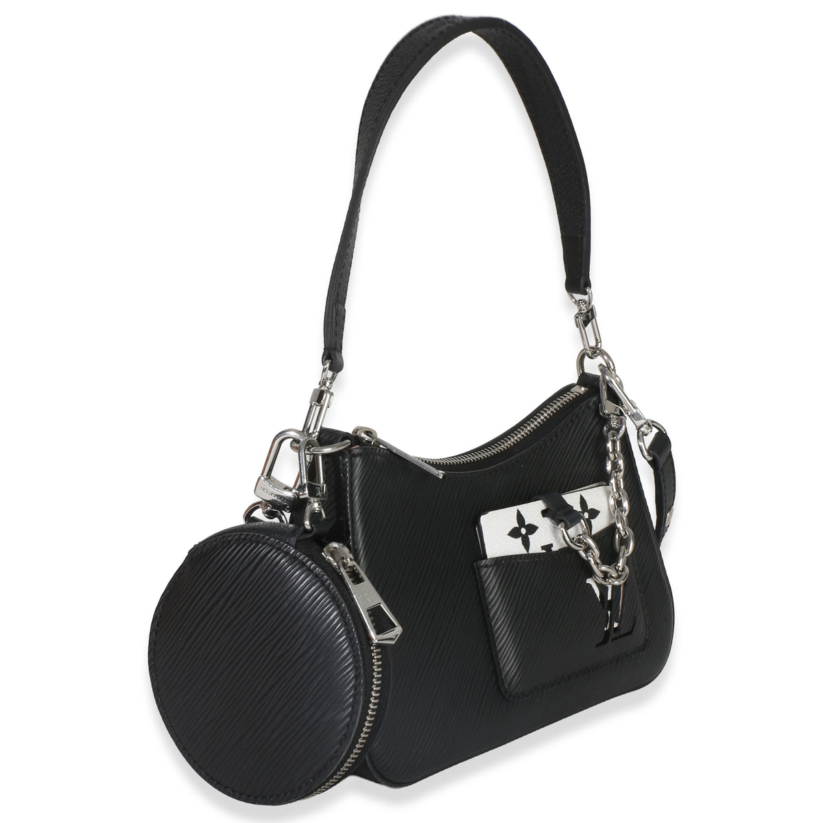 Louis Vuitton Black Epi Monogram Marellini Handbag 3