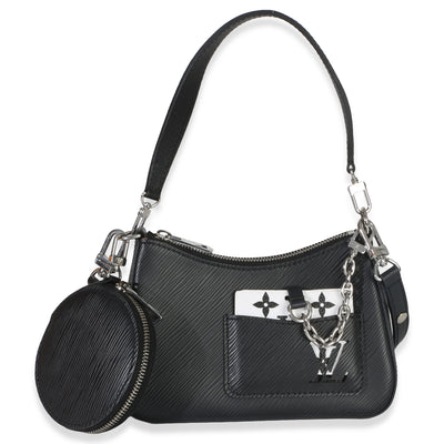 Louis Vuitton Black Epi Monogram Marellini Handbag fv