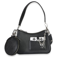 Louis Vuitton Black Epi Monogram Marellini Handbag fv