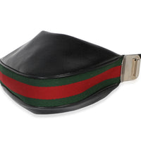 Gucci Black GG Crystal Coated Canvas Small Attache Crossbody Bag Handbag 6