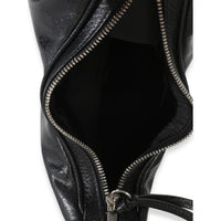 Gucci Black GG Crystal Coated Canvas Small Attache Crossbody Bag Handbag 8