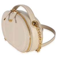 Christian Dior Cream Calfskin CD Signature Oval Crossbody Camera Bag Handbag 2