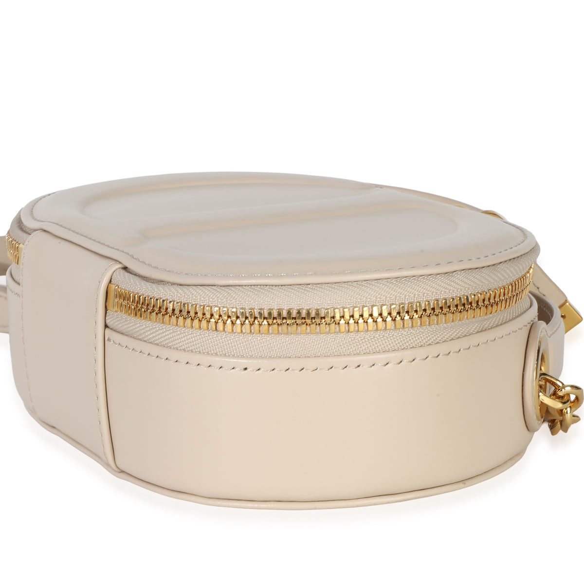 Christian Dior Cream Calfskin CD Signature Oval Crossbody Camera Bag Handbag 6