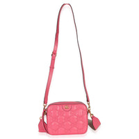 Gucci Pink GG Stitched Calfskin Matelasse Small Crossbody Bag Handbag 8