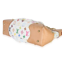 Louis Vuitton White Multicolor Monogram Canvas Judy MM Handbag 6