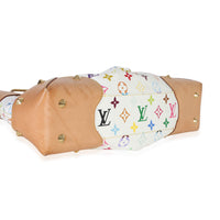 Louis Vuitton White Multicolor Monogram Canvas Judy MM Handbag 7