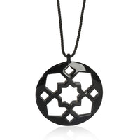 Tiffany & Co. Sterling Silver & Lacquer Paloma Picasso Zellige Pendant fv