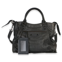 Balenciaga Anthracite Agneau Classic Hardware Velo Bag Handbag fv