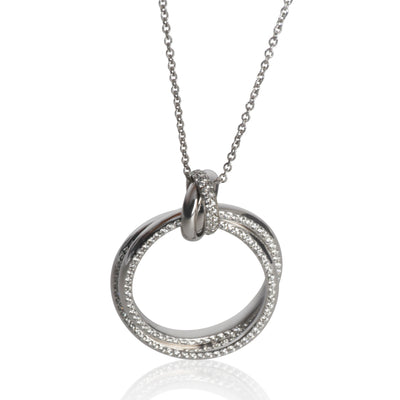 Tiffany & Co. White Gold Diamond Paloma Picasso Melody Pendant fv