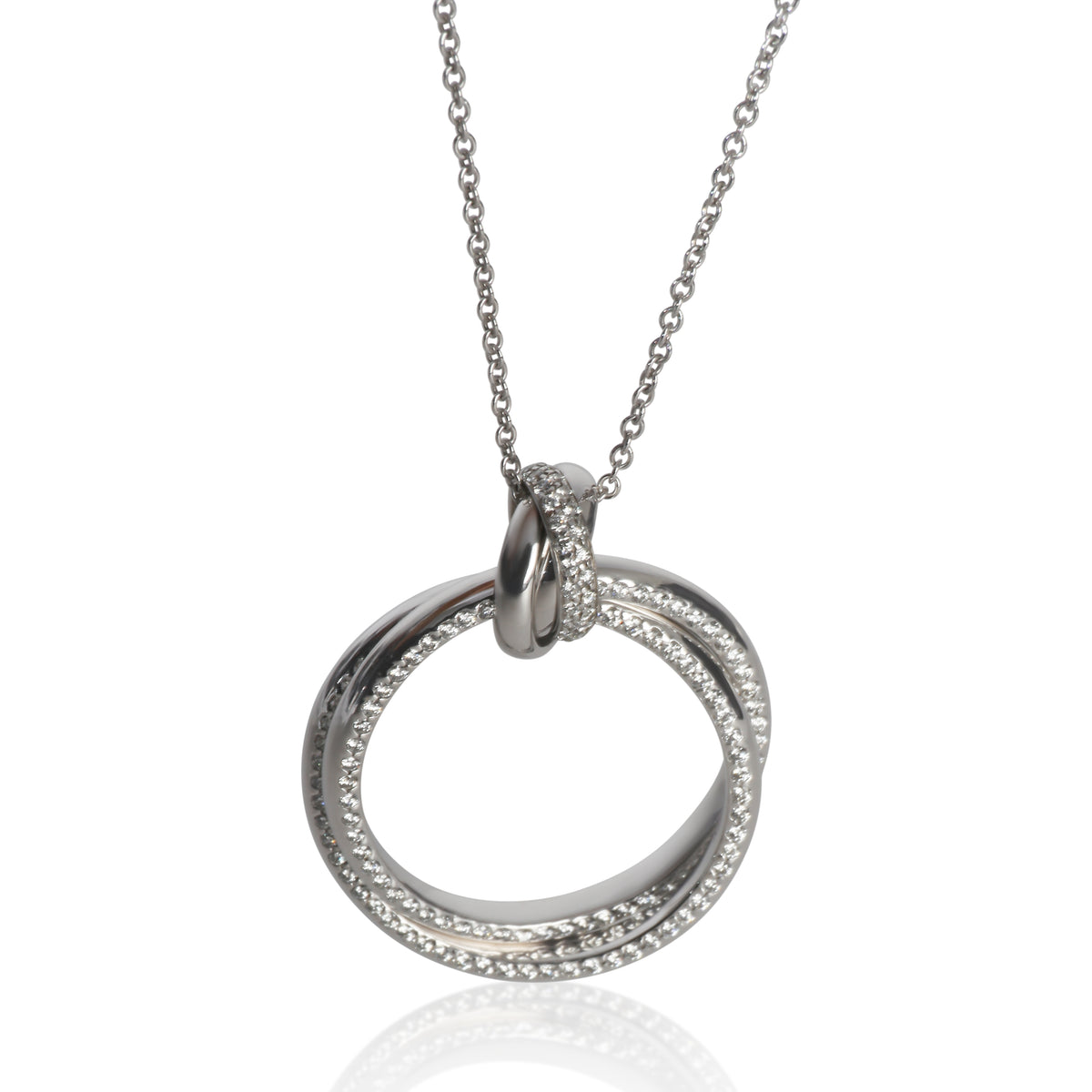Tiffany & Co. White Gold Diamond Paloma Picasso Melody Pendant fv