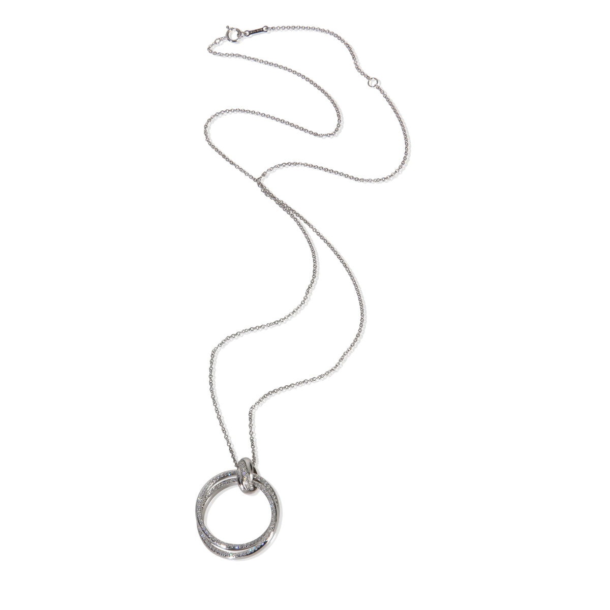 Tiffany & Co. White Gold Diamond Paloma Picasso Melody Pendant pv