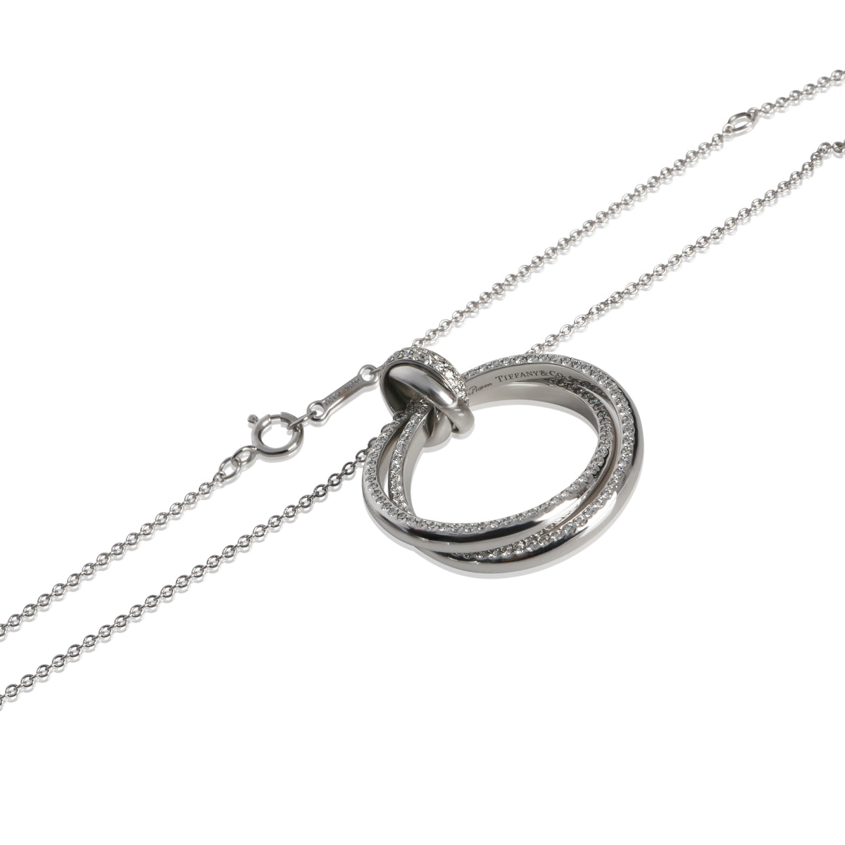 Tiffany & Co. White Gold Diamond Paloma Picasso Melody Pendant sv