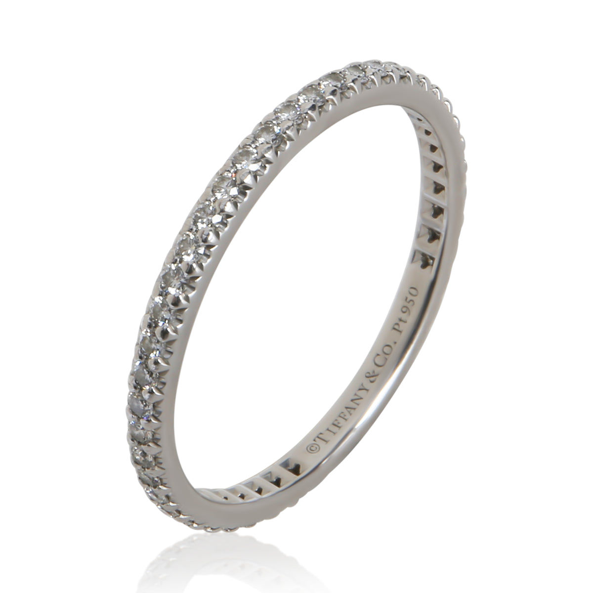 Tiffany & Co. Platinum Diamond Soleste Eternity Band bv