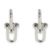 Tiffany & Co. Sterling Silver  HardWear Large Model Link Earrings stamp
