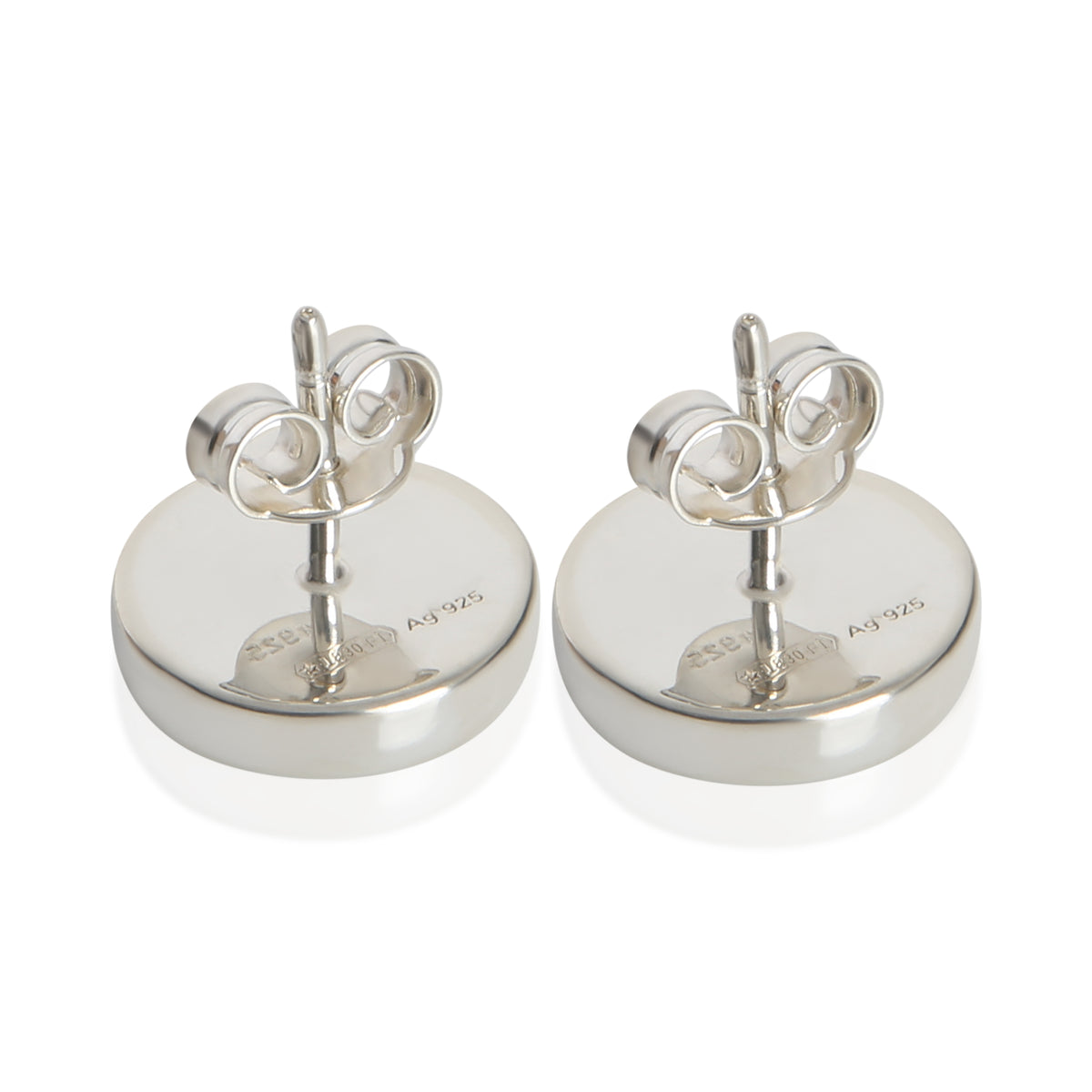 Gucci Sterling Silver  Trademark Earrings pv