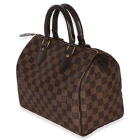 Louis Vuitton Damier Ebene Canvas Speedy 25 Handbag 2