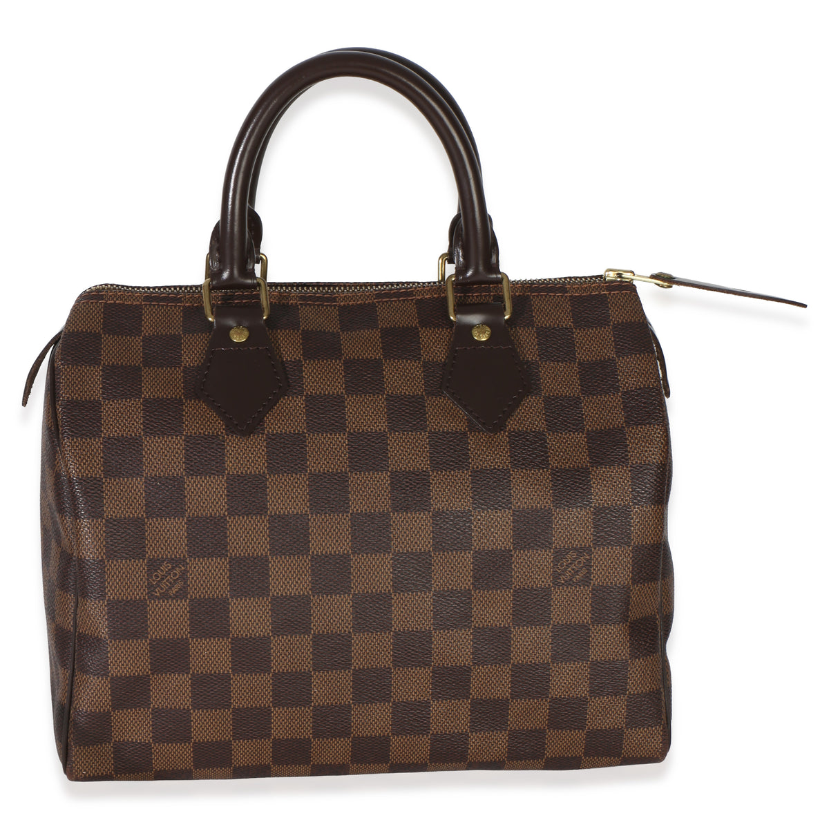 Louis Vuitton Damier Ebene Canvas Speedy 25 Handbag 4