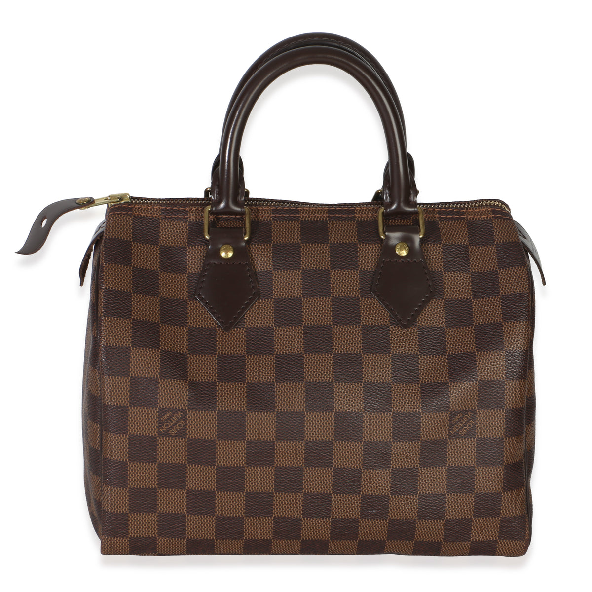 Louis Vuitton Damier Ebene Canvas Speedy 25 Handbag id