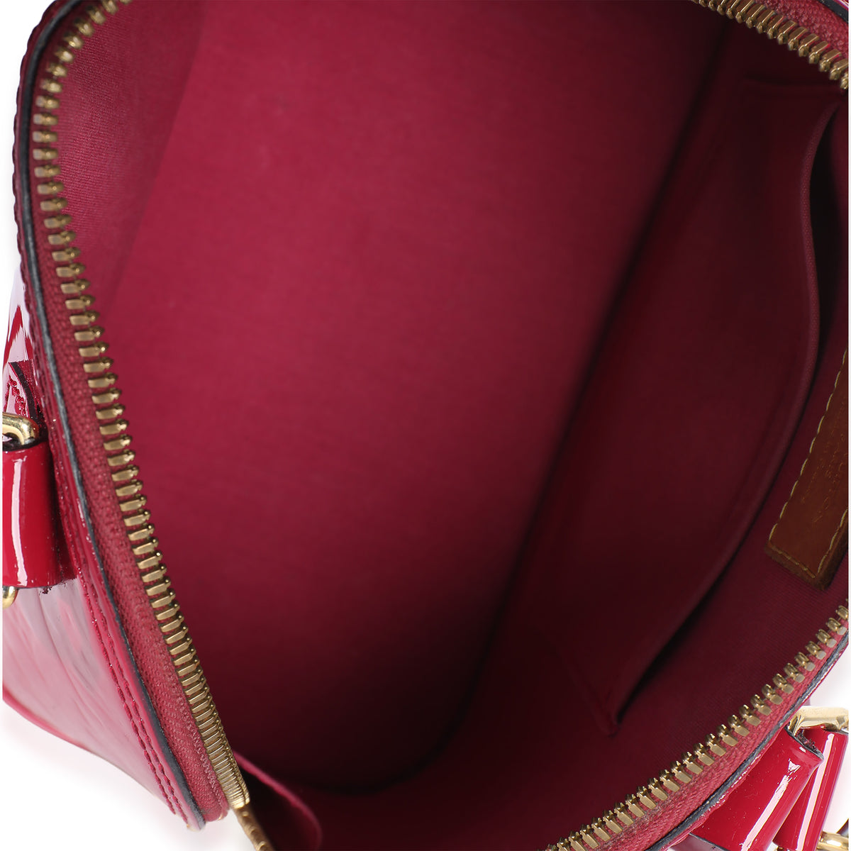 Louis Vuitton Fuchsia Monogram Vernis Alma BB Handbag av
