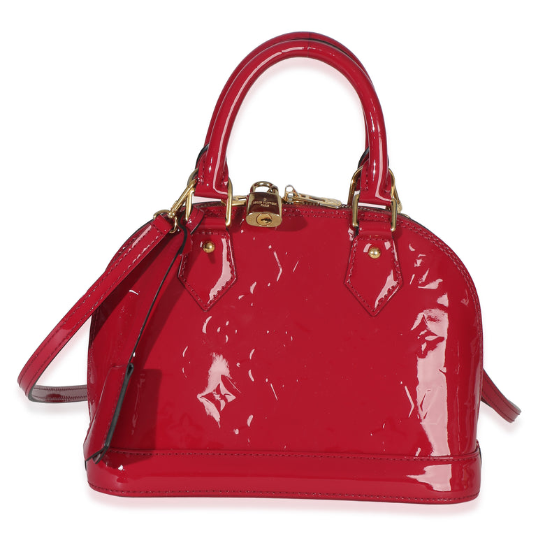 Louis Vuitton Fuchsia Monogram Vernis Alma BB Handbag id