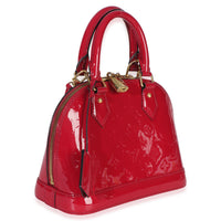 Louis Vuitton Fuchsia Monogram Vernis Alma BB Handbag pv